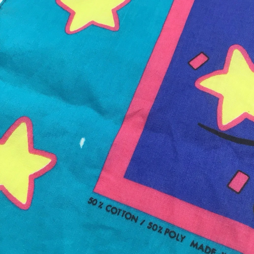 Vintage 90s Walt Disney Disneyland resort Mickey Mouse scarves scarf 22x22